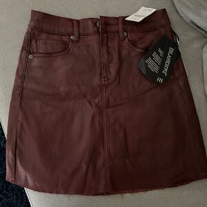 Distressed mini skirt blank nyc never worn with tags